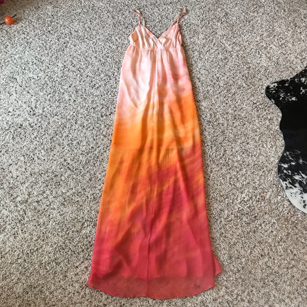 Gypsy silk maxi dress
